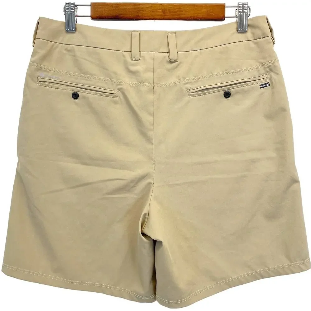 Hurley Boys 30 Phantom Walks Shorts Khaki Quick Dry Recycled Polyester CK1539